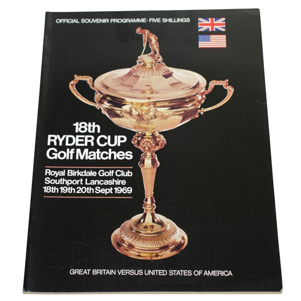 1969 Ryder Cup at Royal Birkdale Golf Club Program- Jack Nicklaus "The Concession"