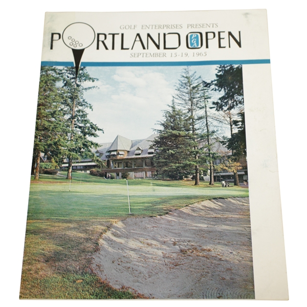 1965 Portland Open Invitational Program - Jack Nicklaus Win