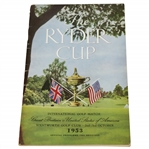 1953 Ryder Cup at Wentworth GC Official Program - USA 6 1/2 - 5 1/2