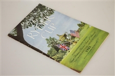1953 Ryder Cup at Wentworth GC Official Program - USA 6 1/2 - 5 1/2