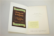 1953 Ryder Cup at Wentworth GC Official Program - USA 6 1/2 - 5 1/2