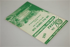 1962 Texas Open Program w/ Scorecard - Arnold Palmer Win