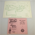 1962 Texas Open Program w/ Scorecard - Arnold Palmer Win