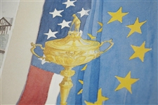 1995 Ryder Cup at Oak Hill Country Club Team USA Signed Poster JSA ALOA