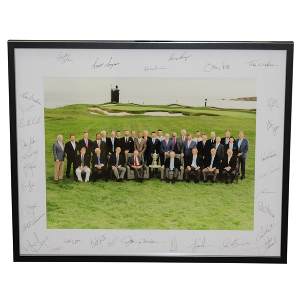 2019 US Open Champions Gift Framed Picture at Pebble Beach Golf Links