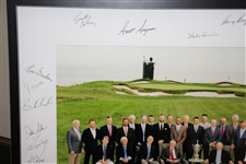 2019 US Open Champions Gift Framed Picture at Pebble Beach Golf Links