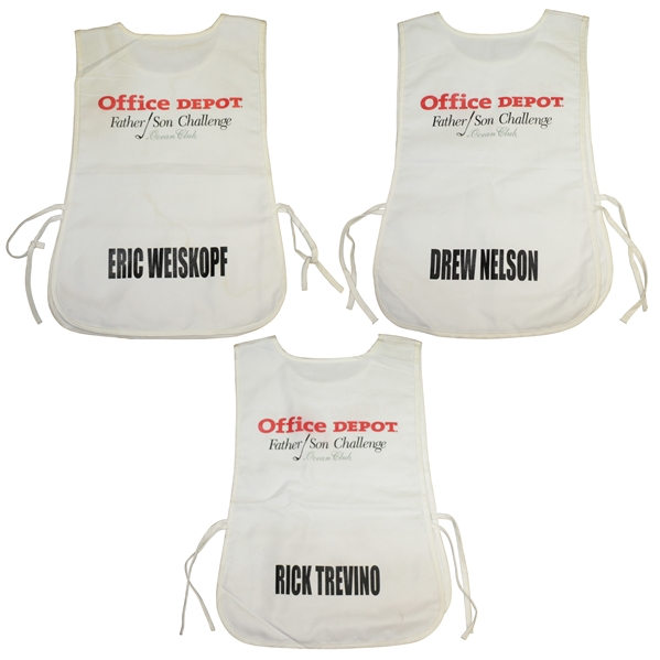 Office Depot Father Son Challenge Caddie Bibs - Sons of Trevino, Nelson, Weiskopf