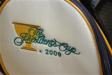 Greg Norman's Personal 2009 Presidents Cup Bag Signed by International Team JSA ALOA