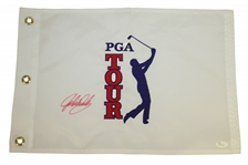 Major Champions Single Signed Embroidered Golf Flags JSA Certs
