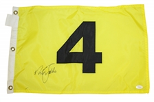 Major Champions Single Signed Embroidered Golf Flags JSA Certs