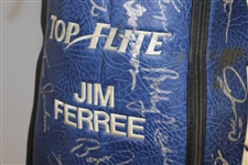 Jim Ferree's Personal Golf Bag Signed by Field Including Gary Player & Gene Littler JSA ALOA