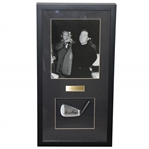 Gary Player Signed Golf Club Head Shadowbox Presentation w/ 1961 Masters Photo JSA ALOA