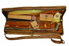 Adjustable Prototype Club in Hand Tooled Leather Case by Coats & Clark Super Stick