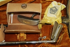 Adjustable Prototype Club in Hand Tooled Leather Case by Coats & Clark Super Stick