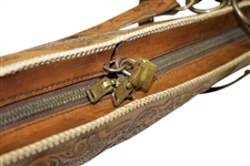 Adjustable Prototype Club in Hand Tooled Leather Case by Coats & Clark Super Stick