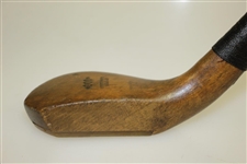 Circa 1890's A. Bussey & Pinder Long Nose Putter London w/ Putter Shaft Stamp