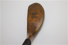 Circa 1890's A. Bussey & Pinder Long Nose Putter London w/ Putter Shaft Stamp