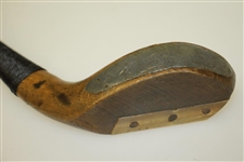 Circa 1890's A. Bussey & Pinder Long Nose Putter London w/ Putter Shaft Stamp