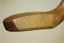Circa 1890's A. Bussey & Pinder Long Nose Putter London w/ Putter Shaft Stamp