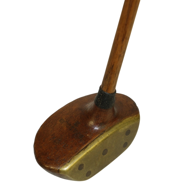 Spalding R Model Putter w/ Gold Medal Shaft Stamp