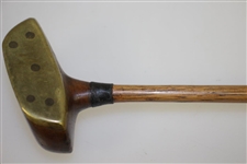 Spalding 'R' Model Putter w/ Gold Medal Shaft Stamp