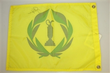Jack Nicklaus Signed Memorial Flag w/ 1987 Champion & Runner Up JSA ALOA