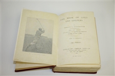 1900 'The Book of Golf and Golfers' Book by Horace G. Hutchinson & Others