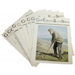 Golf Collectors Society Bulletin Collection from 1985 - 1987