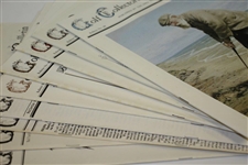 Golf Collectors Society Bulletin Collection from 1985 - 1987
