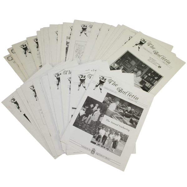 The Bulletin Golf Collectors Society Issues 1990 - 1998
