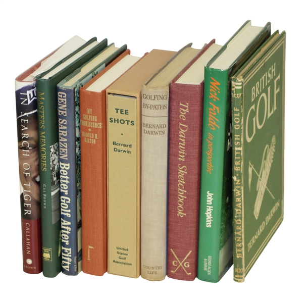 Bernard Darwin, Harold H. Hilton, Gene Sarazen & Others Golf Books