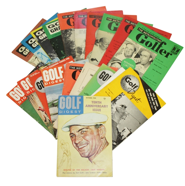 The Metropolitan Golfer, Golf Digest & Golf Graphic Magazines - 20 in Total