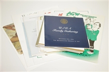 Golf Invitations from AGW Open Championship Dinner, USGA & Others