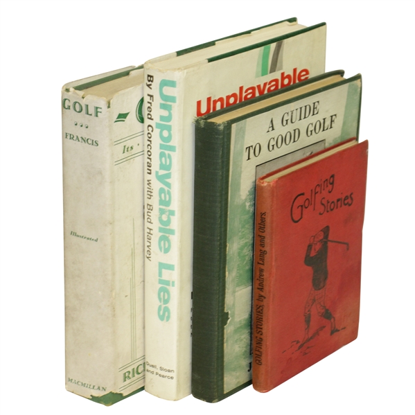 Golf, Unplayable Lies, A Guide to Good Golf by Jim Barnes & Golfing Stories Books