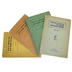 1935 - 1938 PGA Tournament Record Books by PGA of America