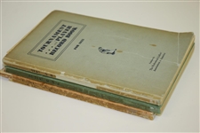 1935 - 1938 PGA Tournament Record Books by PGA of America