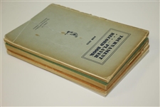1935 - 1938 PGA Tournament Record Books by PGA of America
