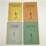 1935 - 1938 PGA Tournament Record Books by PGA of America