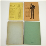 1935 - 1938 PGA Tournament Record Books by PGA of America