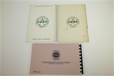 PGA Tournament Player Guides & Record Books from 1958, 1967, 1968 & 1993