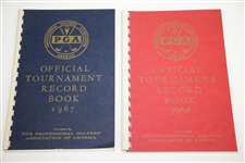 PGA Tournament Player Guides & Record Books from 1958, 1967, 1968 & 1993