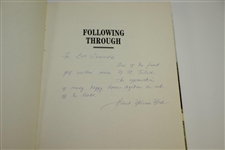 Herbert Warren Wind Signed Golf Book, The Gilded Age of Sport & Following Through JSA ALOA