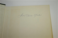 Herbert Warren Wind Signed Golf Book, The Gilded Age of Sport & Following Through JSA ALOA