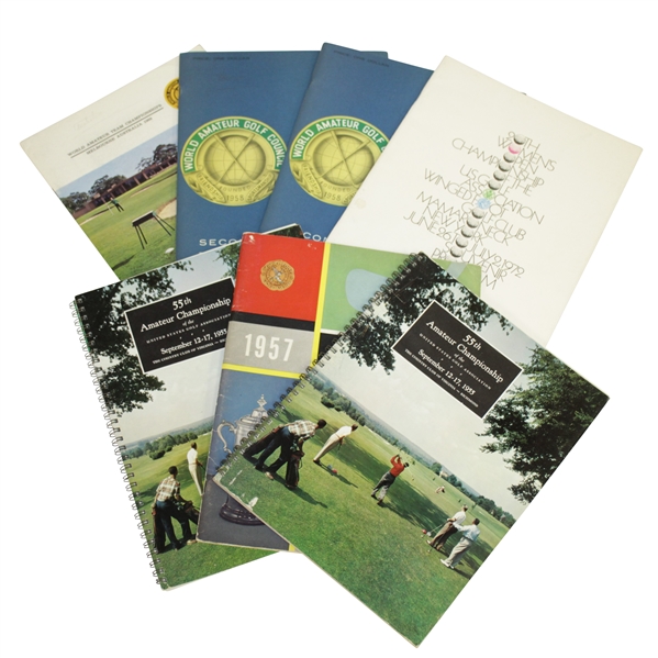 1955 US Amateur, 1957 Womens Amateur, 1972 US Womens Open & Others Programs