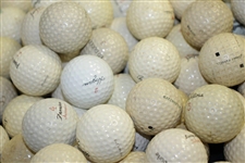 Collection of Signature Golf Balls of 133 including Mesh Ball of Johnny Farrell