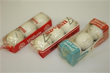 Collection of Signature Golf Balls of 133 including Mesh Ball of Johnny Farrell
