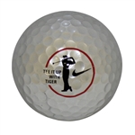 Tiger Woods Silver "Tee it up with Tiger" Nike Logo Ball w/ Unique Serial Number 