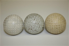 Square Mesh Pattern Golf Balls - Spalding Kro Flite, Silver King & Cheerio