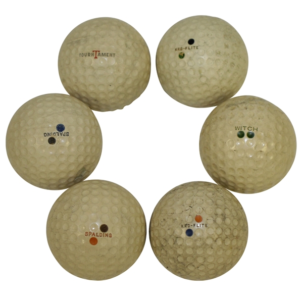 Circa 1930s  Dimple Pattern Spalding Golf Balls 