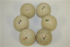 Circa 1930's  Dimple Pattern Spalding Golf Balls 